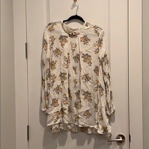 Free People Floral Tunic